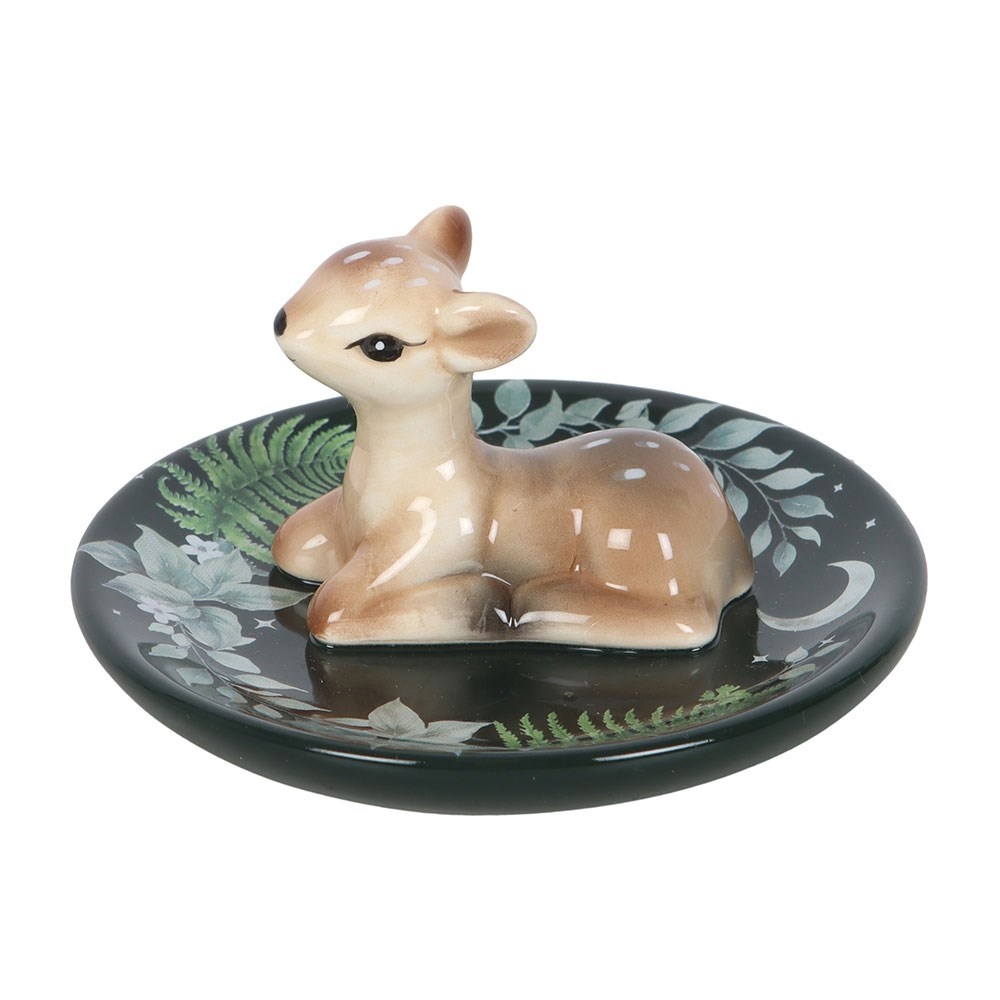 Something Different - Green Fawn Trinket dish - Multicolours